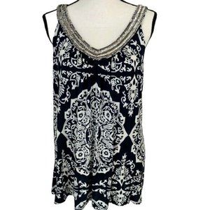 INC International Concepts Womens Pull On V Neck Tank Top Size 0X